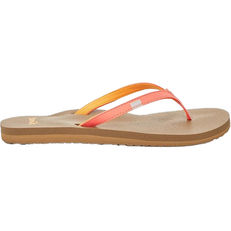 Sanuk Women's Yoga Joy Sandals Coral Fusion