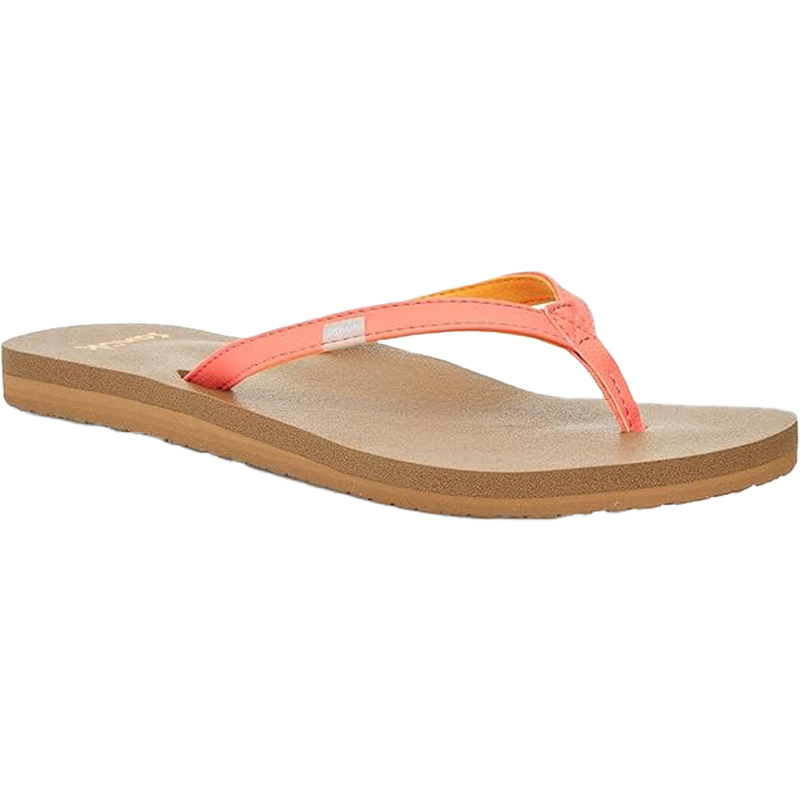 Sanuk Women's Yoga Joy Sandals Coral Fusion