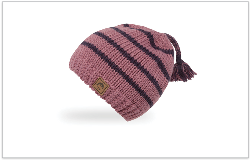 Sunday Afternoons Infant Frosty Stripe Beanie Rosewood