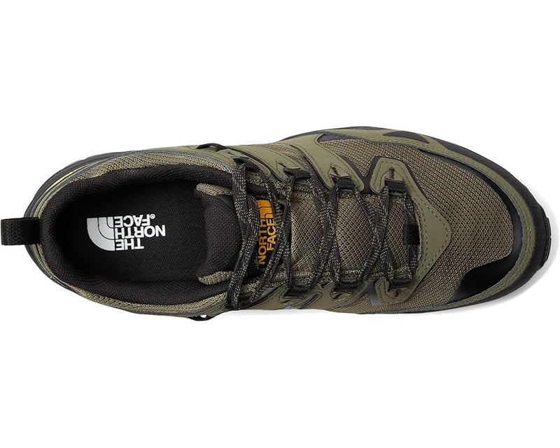 The North Face Men's Hedgehog 3 Waterproof Hiking Shoes New Taupe Green TNF Black top