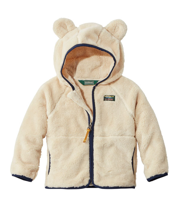 L.L. Bean Toddler's Hi-Pile Fleece Jacket Natural