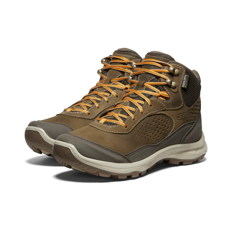 Keen Women's Terradora Explorer Waterproof Boots Canteen Curry pair