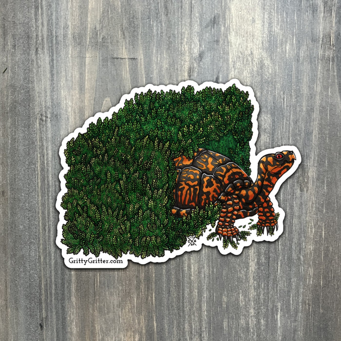 Gritty Gritter Box Turtle Sticker