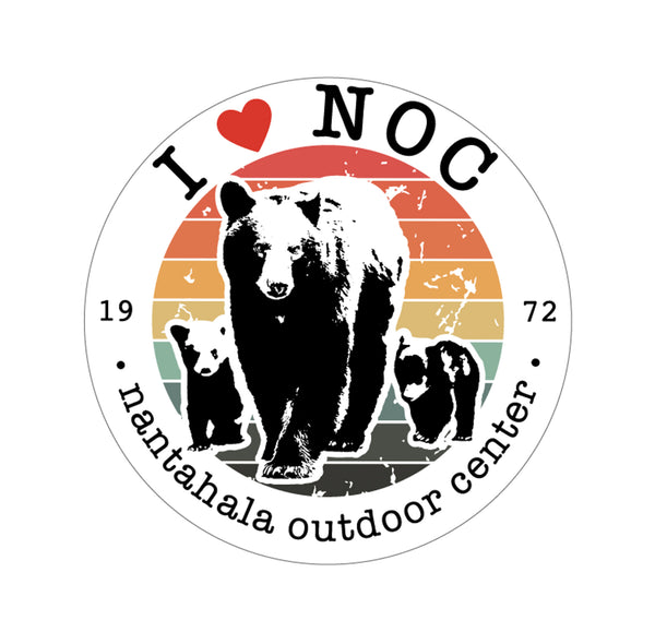 I Heart NOC Sticker Bears