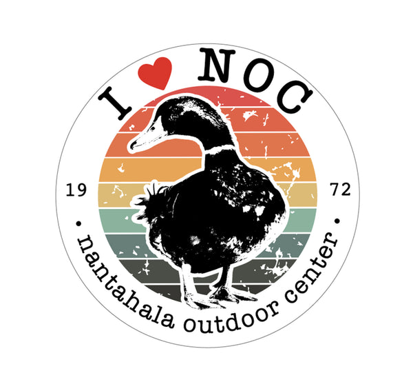 I Heart NOC Sticker Duck